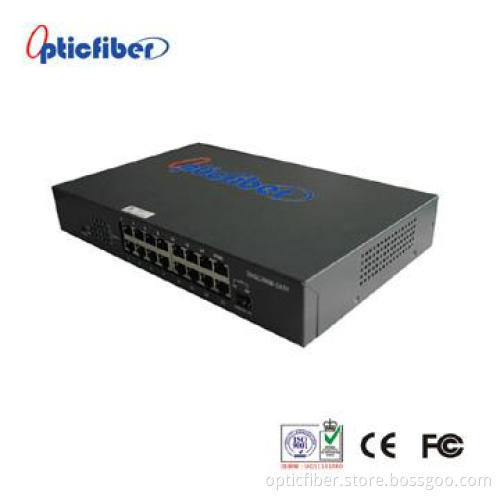 10/100M 16 Ports RJ45 & 1SFP Fiber Switch